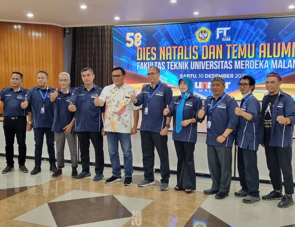 Wakil Walikota Malang bersama <br>Ikatan Alumni FT Unmer Malang
